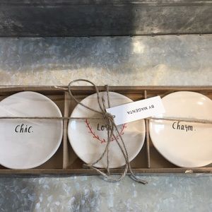Rae dunn CHIC LIVE CHARM mini dish